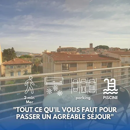 Edouard - Piscine-parking - Vca Lägenhet Cannes