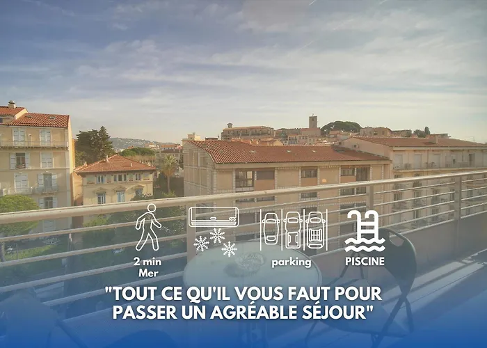 Edouard - Piscine-parking - Vca Daire Cannes